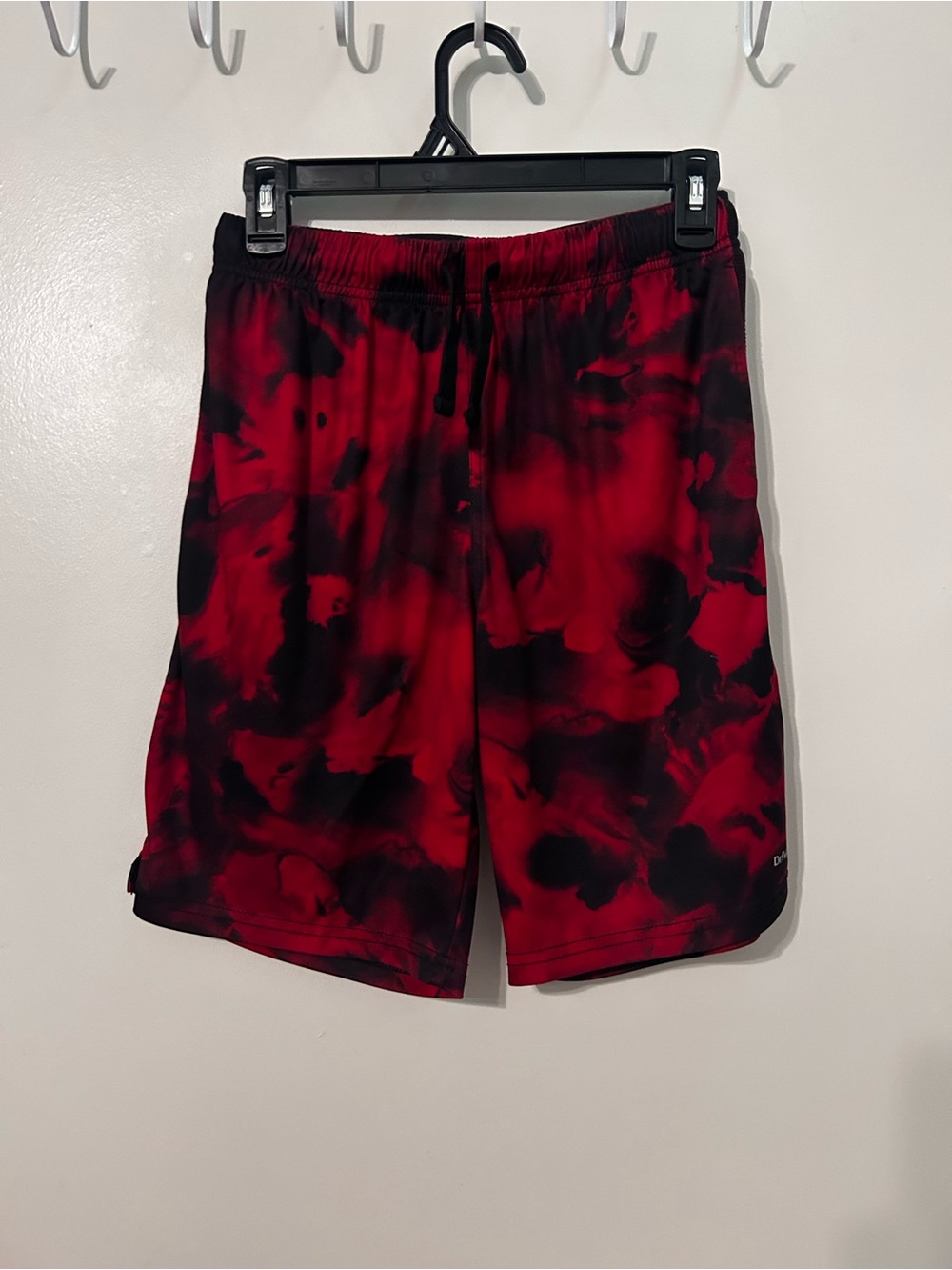 Athletic Works Red and Black Performance Shorts